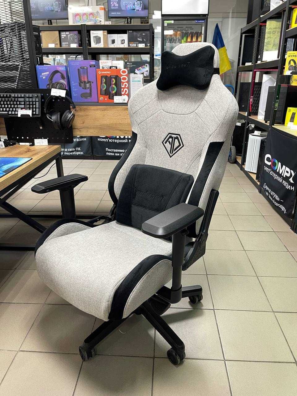 Крісло ігрове Anda Seat T-Pro 2 Grey/Black Size XL