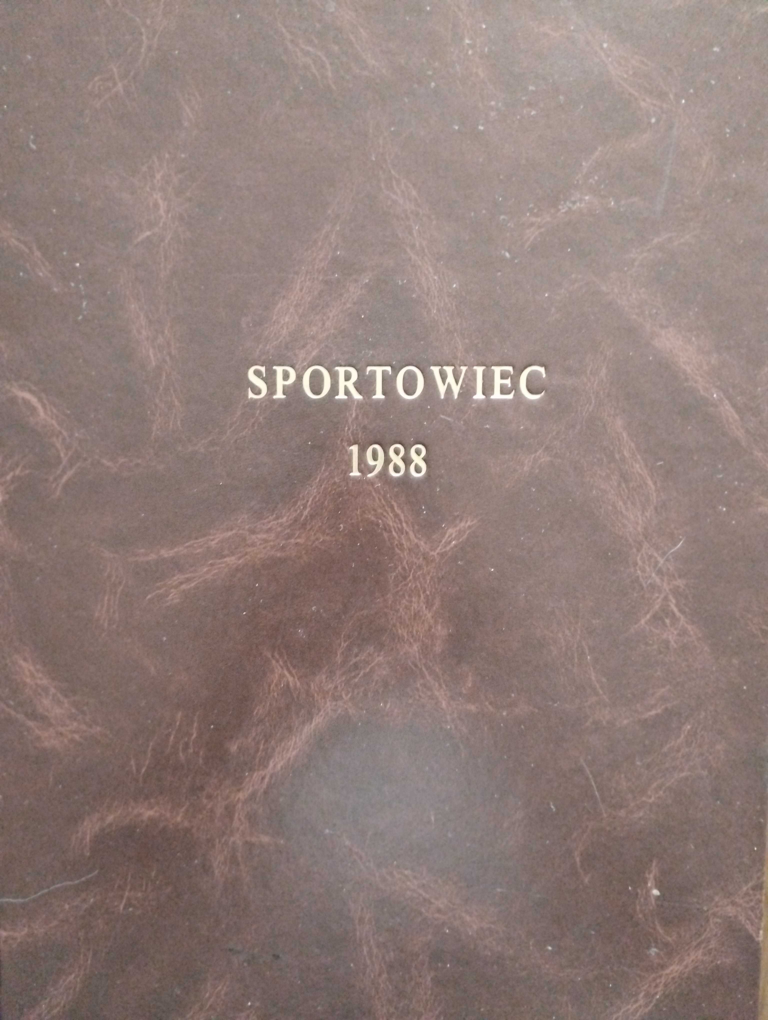 czasopismo Sportowiec z 1988 r oprawiony rocznik