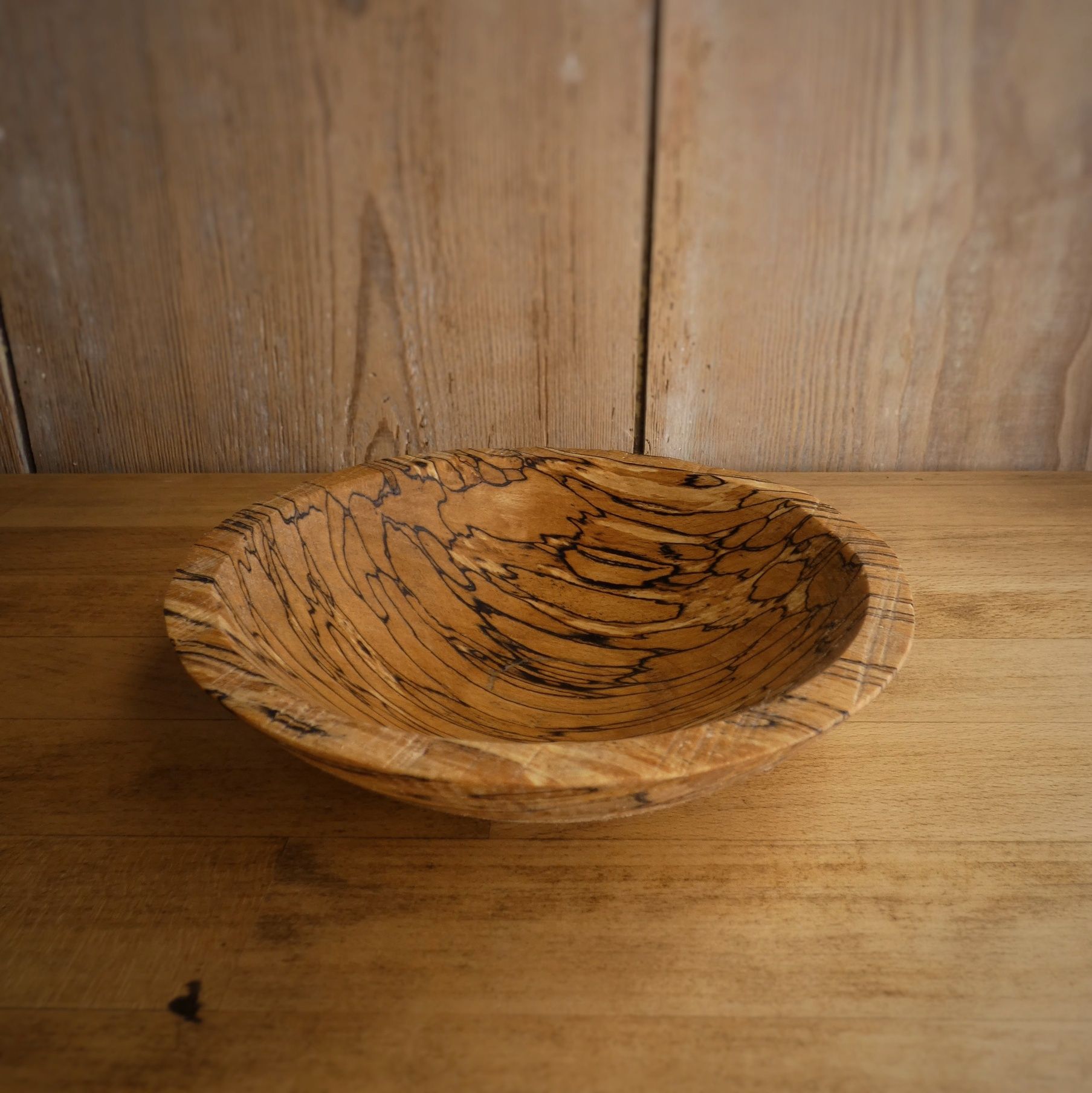 Miska miseczka misa drewniana buk handmade wooden bowl boho rękodzieło