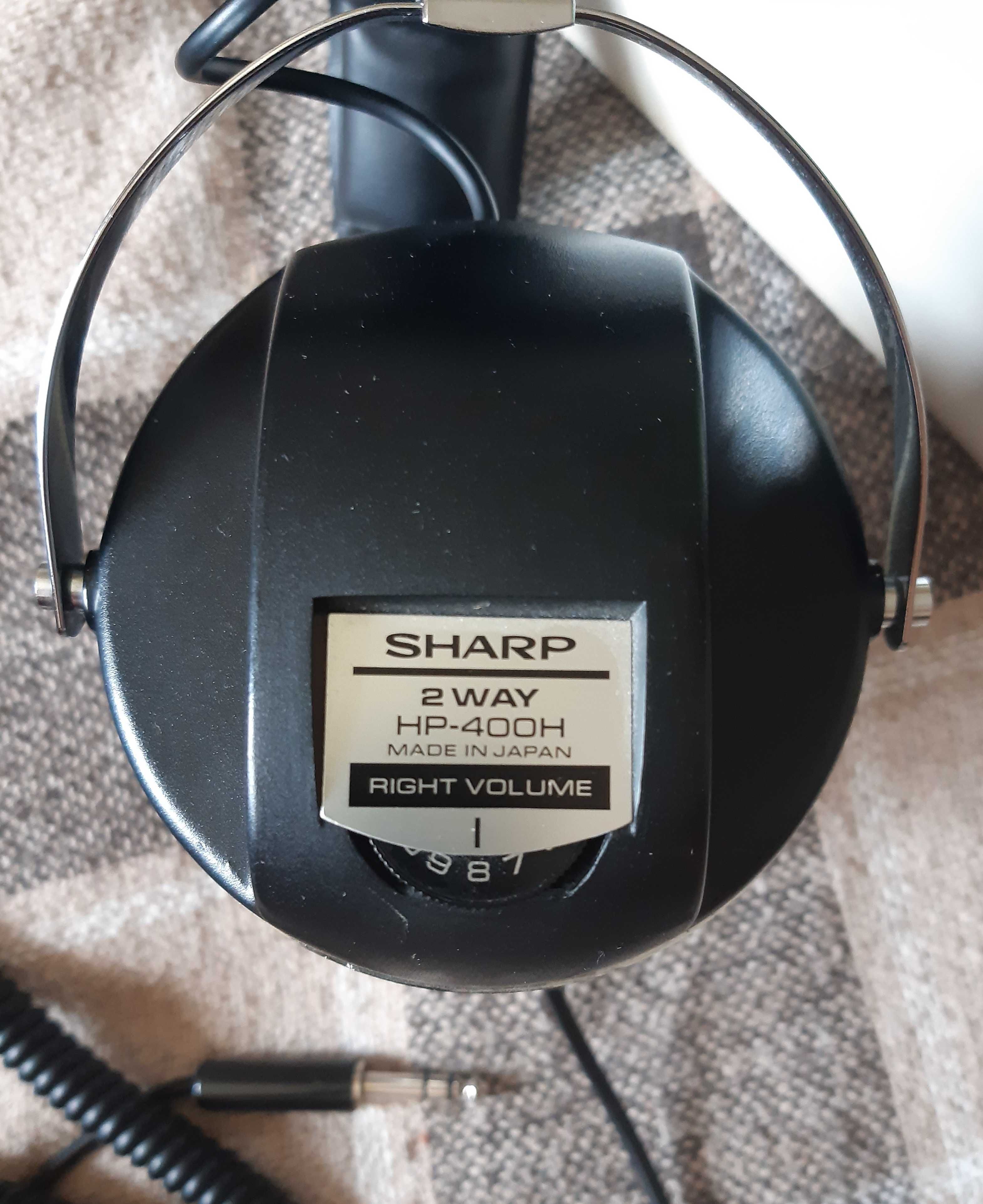 Sharp HP-400H 2way HeadPhones, 1973, made in Japan