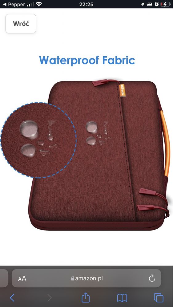 JETech pokrowiec tablet laptop MacBook Apple 13,3 etui czerwony nowy