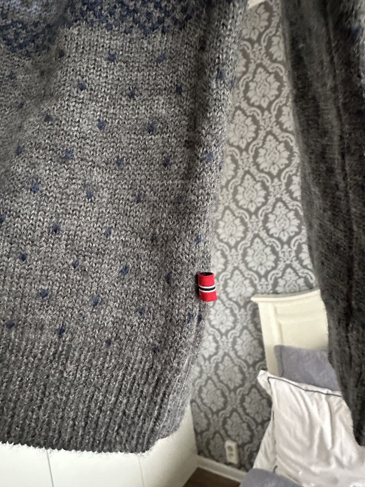 Wełniany sweter na palec kciuk wełna 86 92cm Jotunheim 98cm