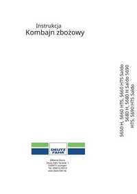 Instrukcja obsługi kombajnu Deutz Fahr 5650, 5660, 5670, 5680, 5690 PL