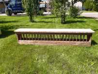 Karmnik karmidło dla gołębi drewniany 125cm