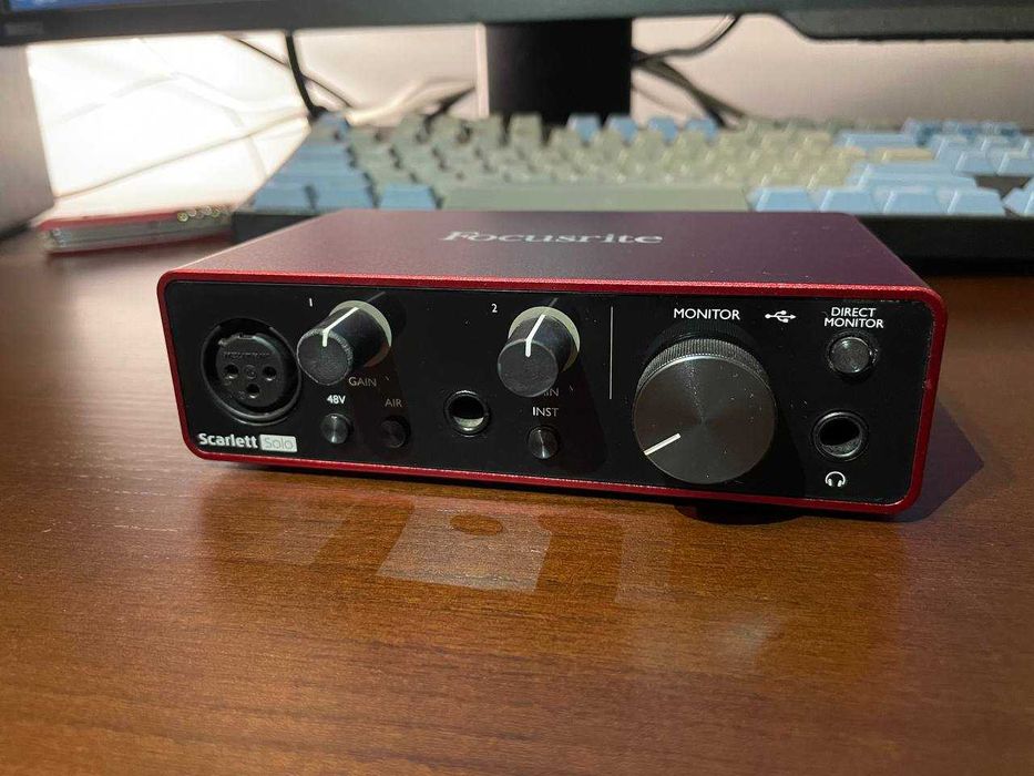 focusrite scarlett 3rd gen solo