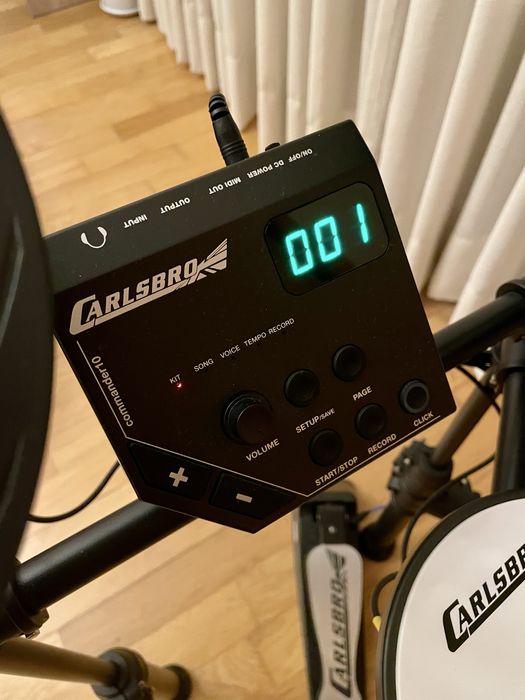 Bateria Eletrónica Carlsbro CSD100 com banco