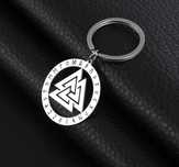 BRELOK VALKNUT vikings WIKINGOWIE runy NORDYCKI stal 316l wysyłka