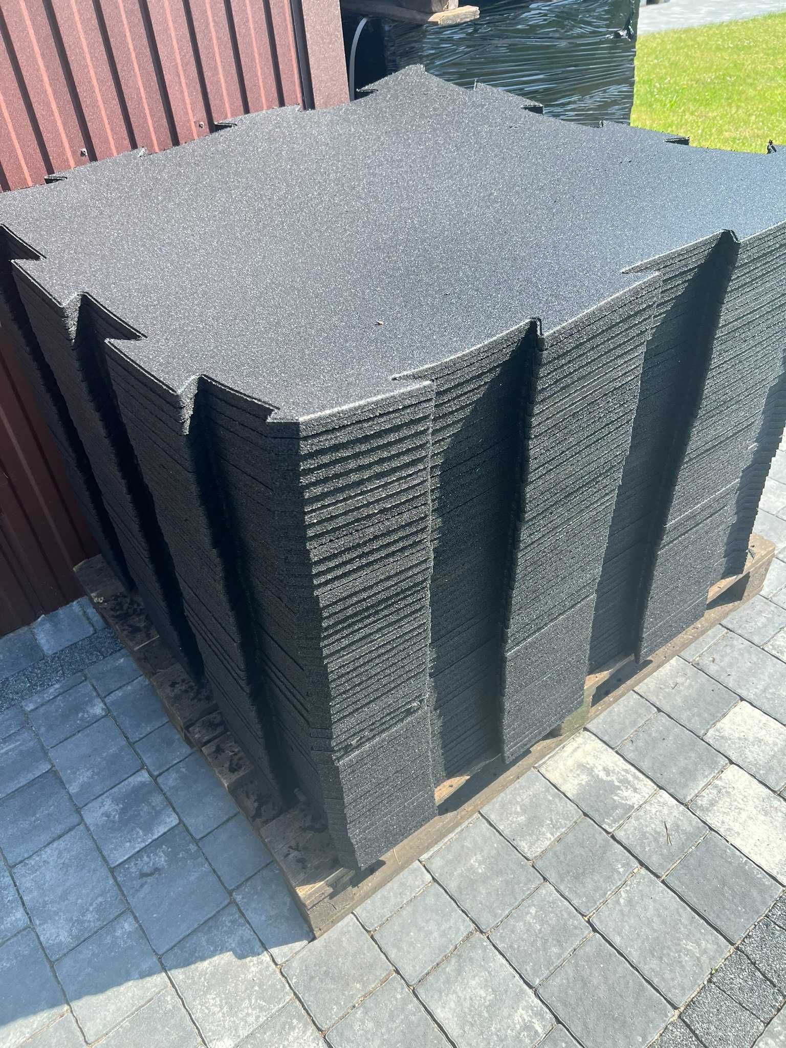 Puzzle 15mm 1m2 podłoga mata gumowa Basen Jacuzzi Garaż Taras