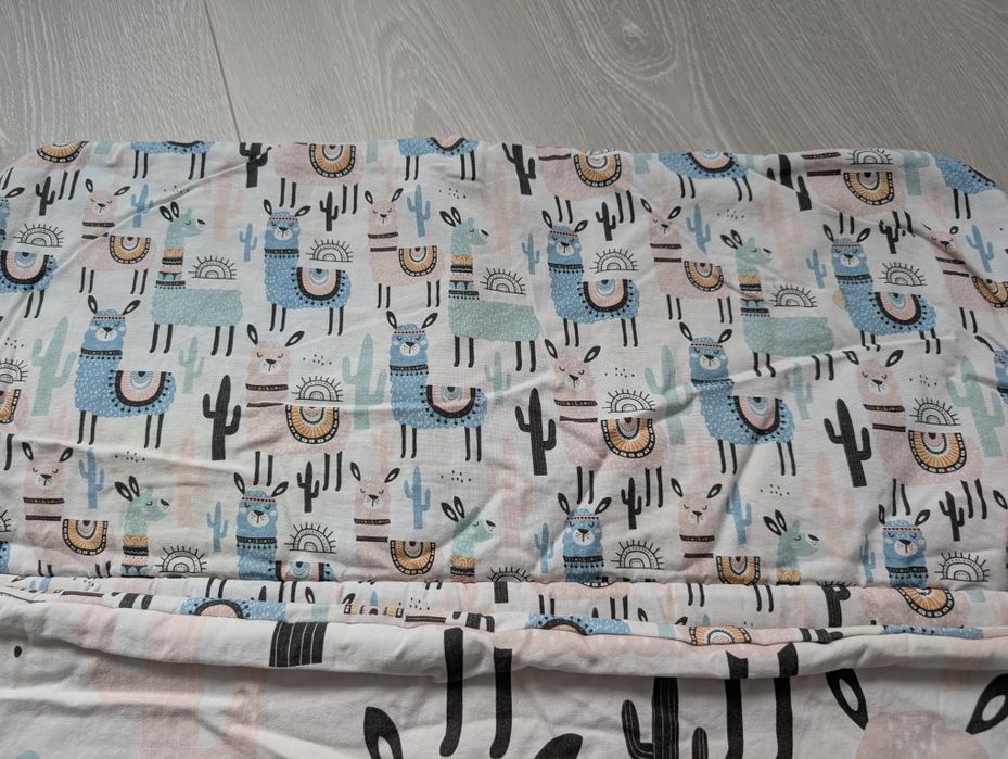 Śpiworek Lelablanc pościel z poduszką i workiem, Lamy!