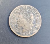 Kotwica pięć centymów Napoleon z 1853 roku