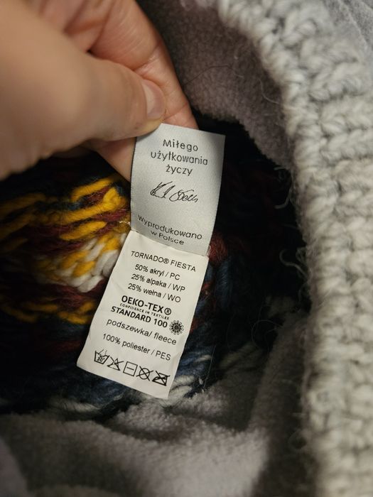 Czapka Kamil Stoch, nowa bez metki, wełna, alpaka