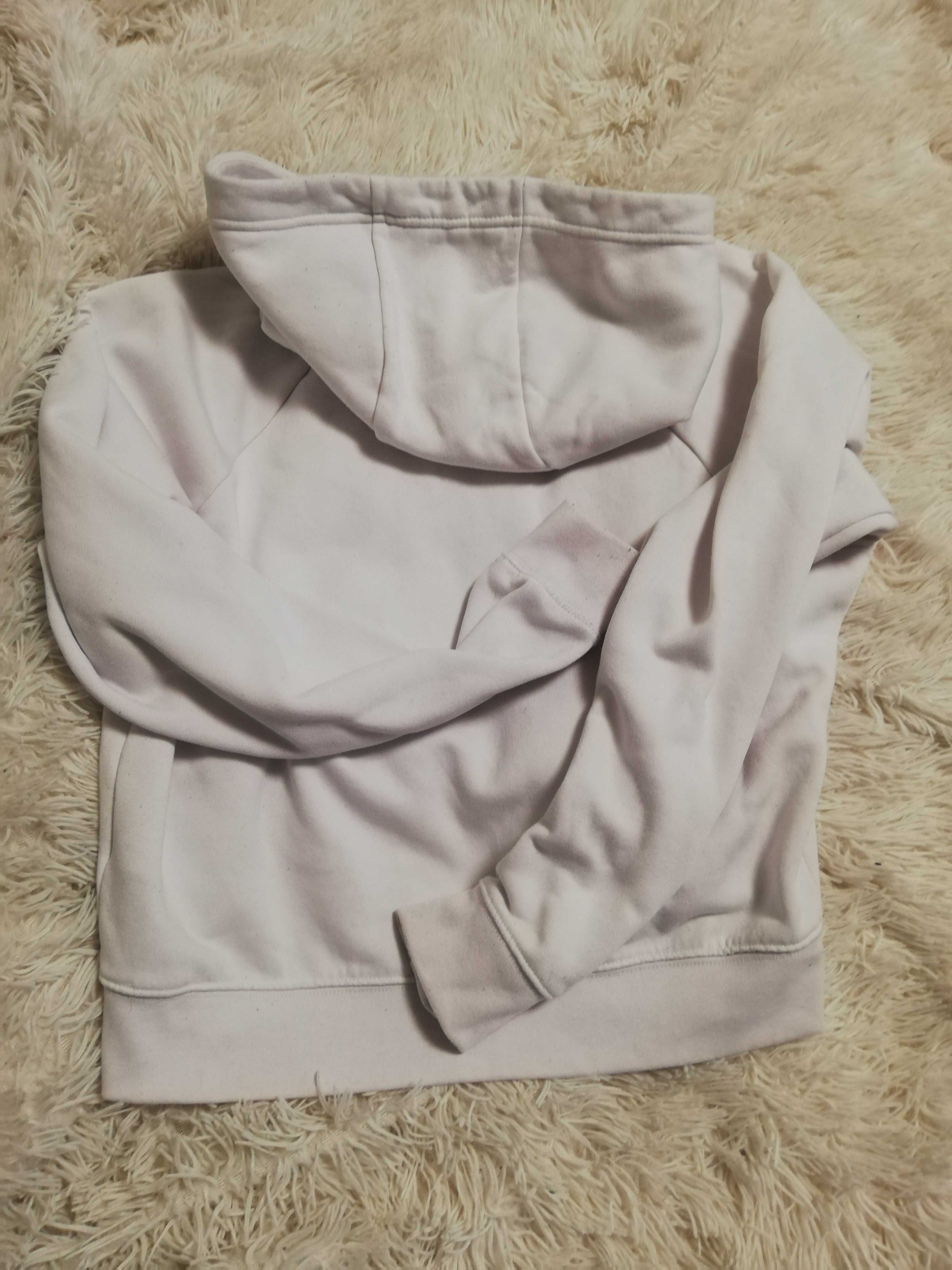 bluza Nike xs s 34 36 biała bluza Nike z kapturem s 36 oversize