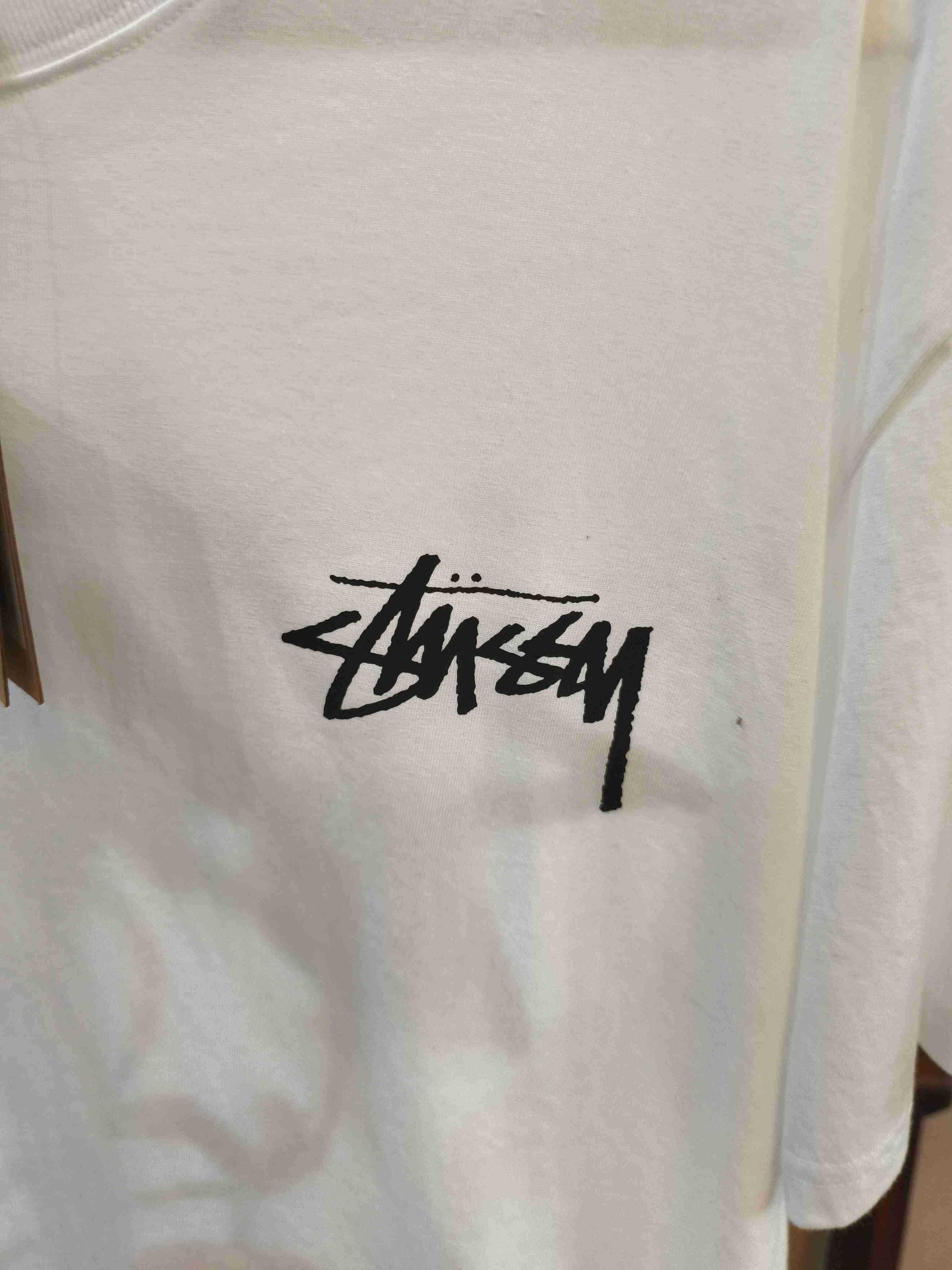 Męska biała koszulka Stussy Summer Casual, rozmiar M