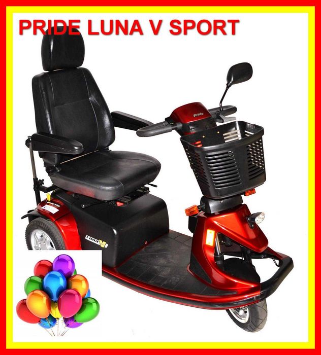 Skuter inwalidzki elektryczny PRIDE SPORT cyfrowy wyświetlacz TERENOWY