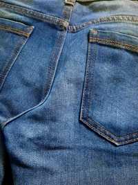 мужские штаны джинсы синие брюки летние