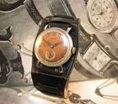 Zegarek AVALON ALPINA GRUEN z okresu WW2 15 Rubis ładny krab Swiss