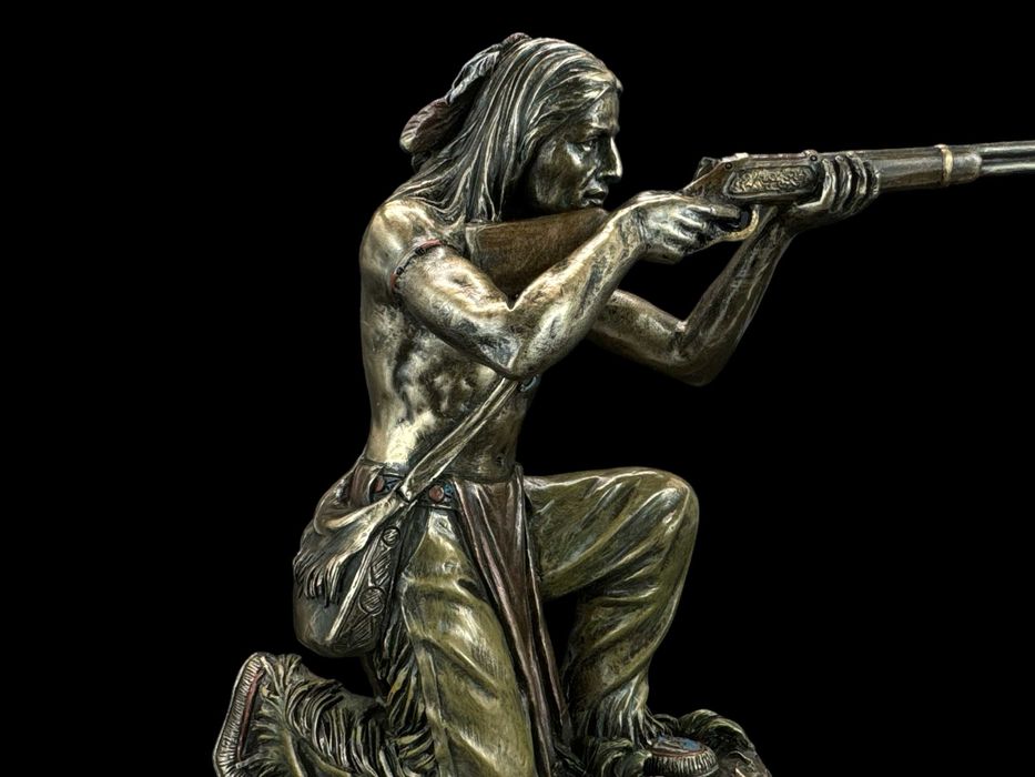 Indiański Wojownik Strzelający Ze Strzelby Veronese (Wu76629a4)