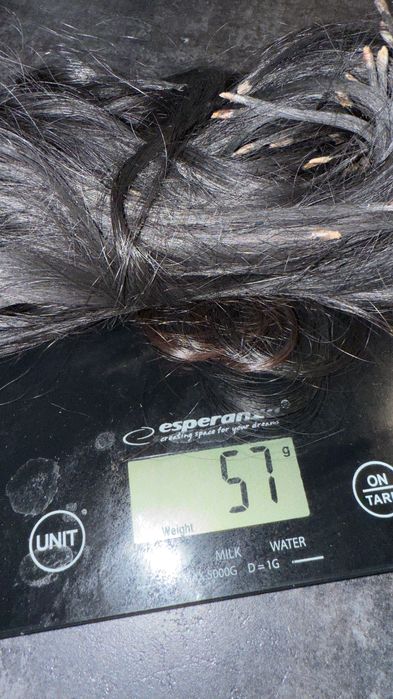 Naturalne włosy słowiańskie czarne