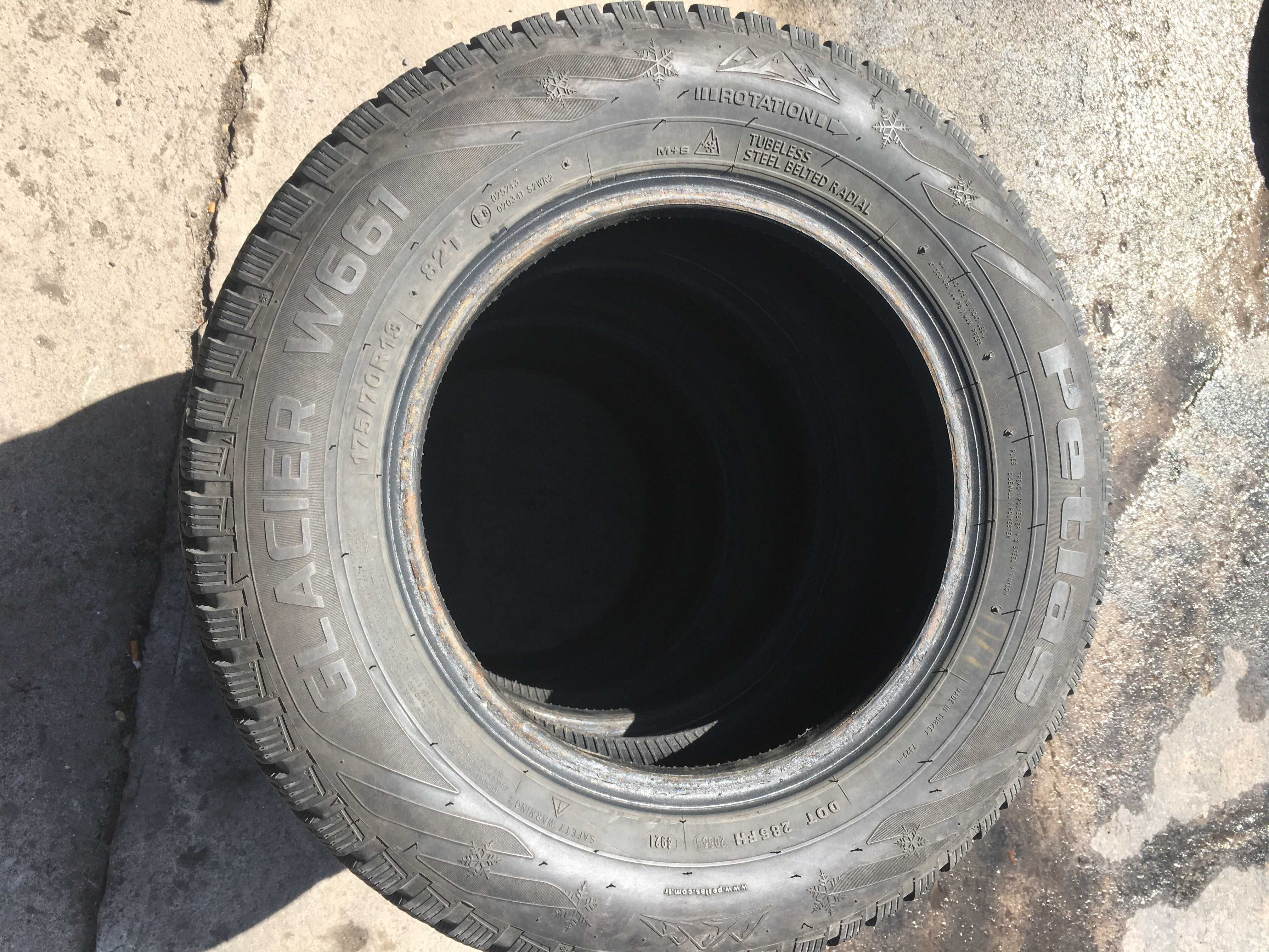 Зимние шины Petlas Glacier W661 175/70 R13 82T