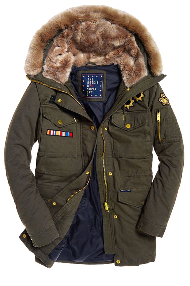 Superdry Parka Rookie Rock Royalty Rozm L