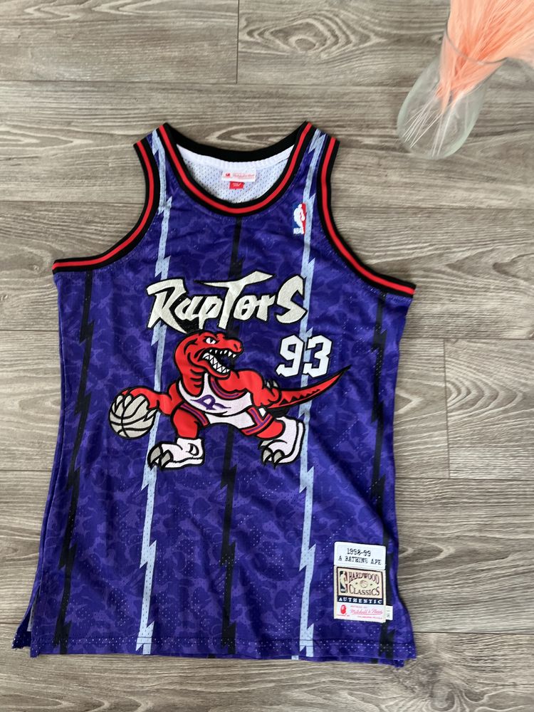 Koszula Rzadka Bape A Bathing Ape Raptors 93 Knit Logo Avant Garde Wes