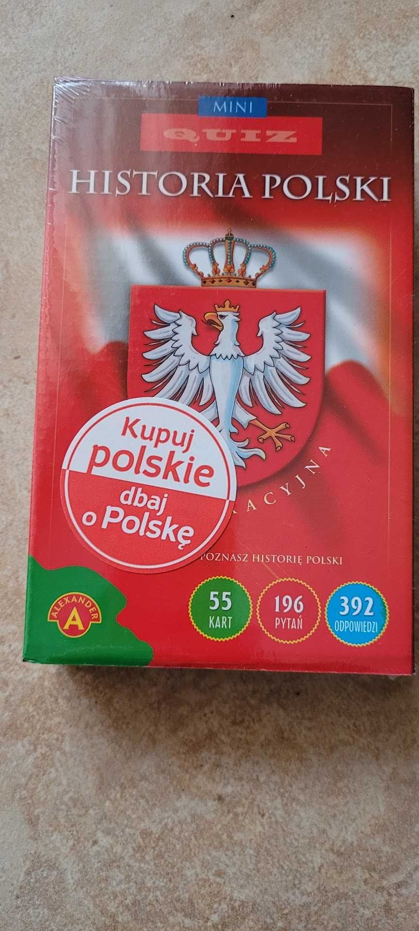 Quiz. Historia Polski. Gra edukacyjna ALEXANDER-nowa zafoliowana