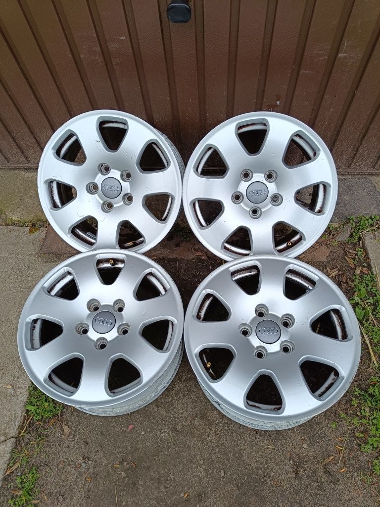 Alufelgi 15" 5x112 Audi A4 B5 B6 B7 VW Golf Touran Caddy Skoda Seat