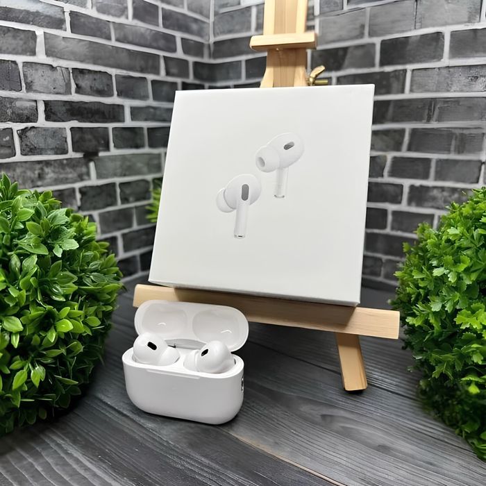 Навушники airPods Pro 2 apple ANC lux якості + чохол в подарунок