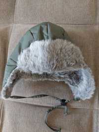 Зимняя шапка-ушанка Lenne 50 см Зеленая
