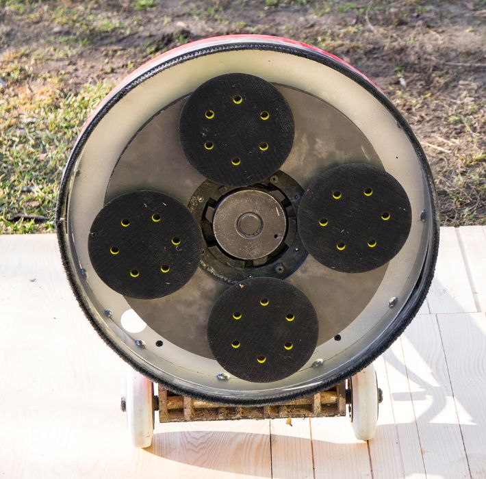 cykliniarka polerka  quatro do numatic,wolf wirbel itp 1000- 1200wat