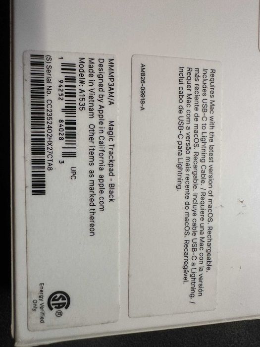 Apple Magic Trackpad 2 Black (MMMP3) 2022