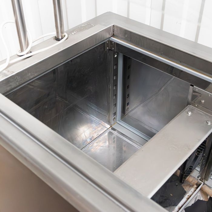 Lada sałatkowa chłodnicza Dora Metal 108x70x130 cm