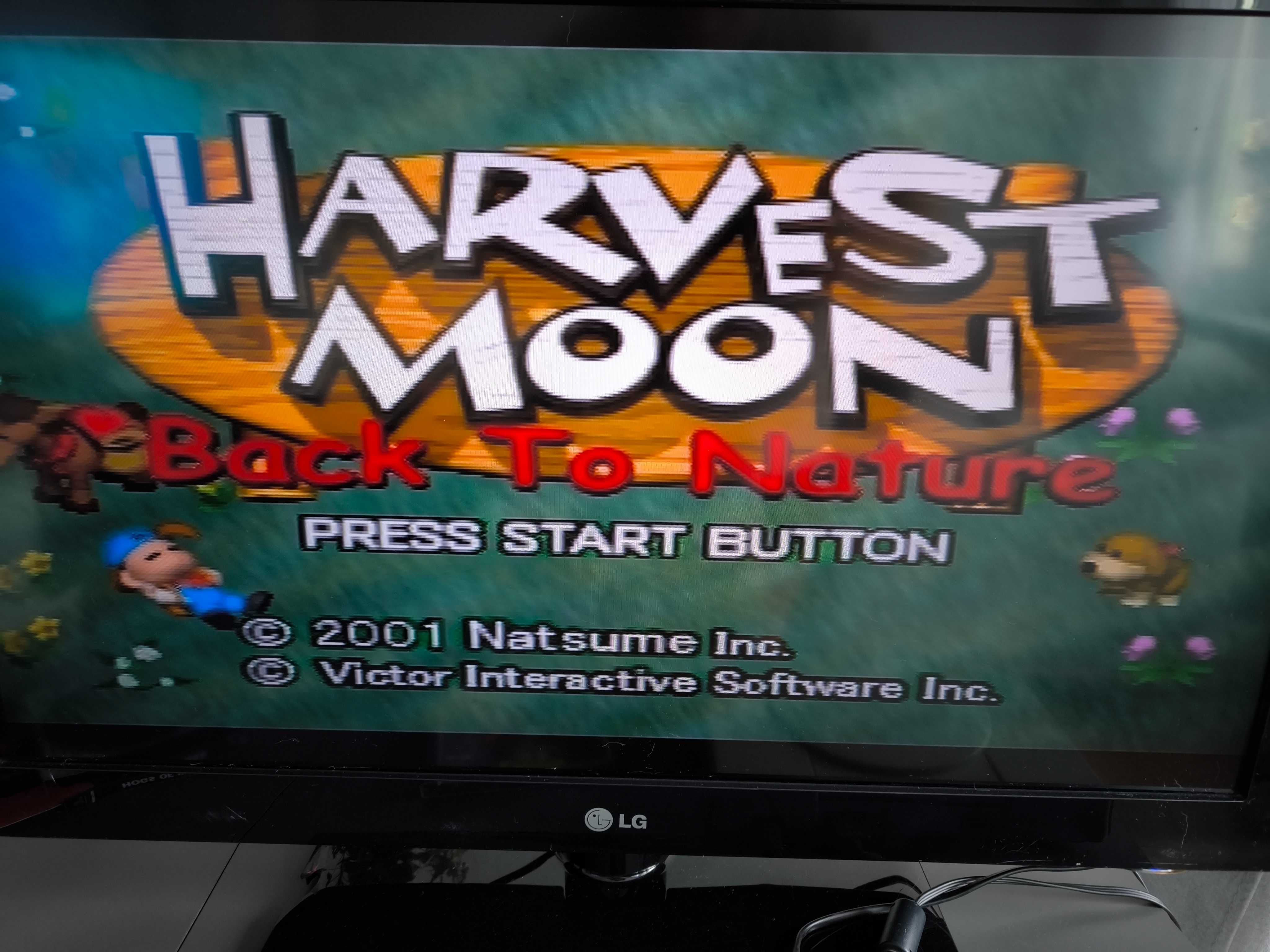 Harvest Moon Back to Nature Ps1 PSX Playstation