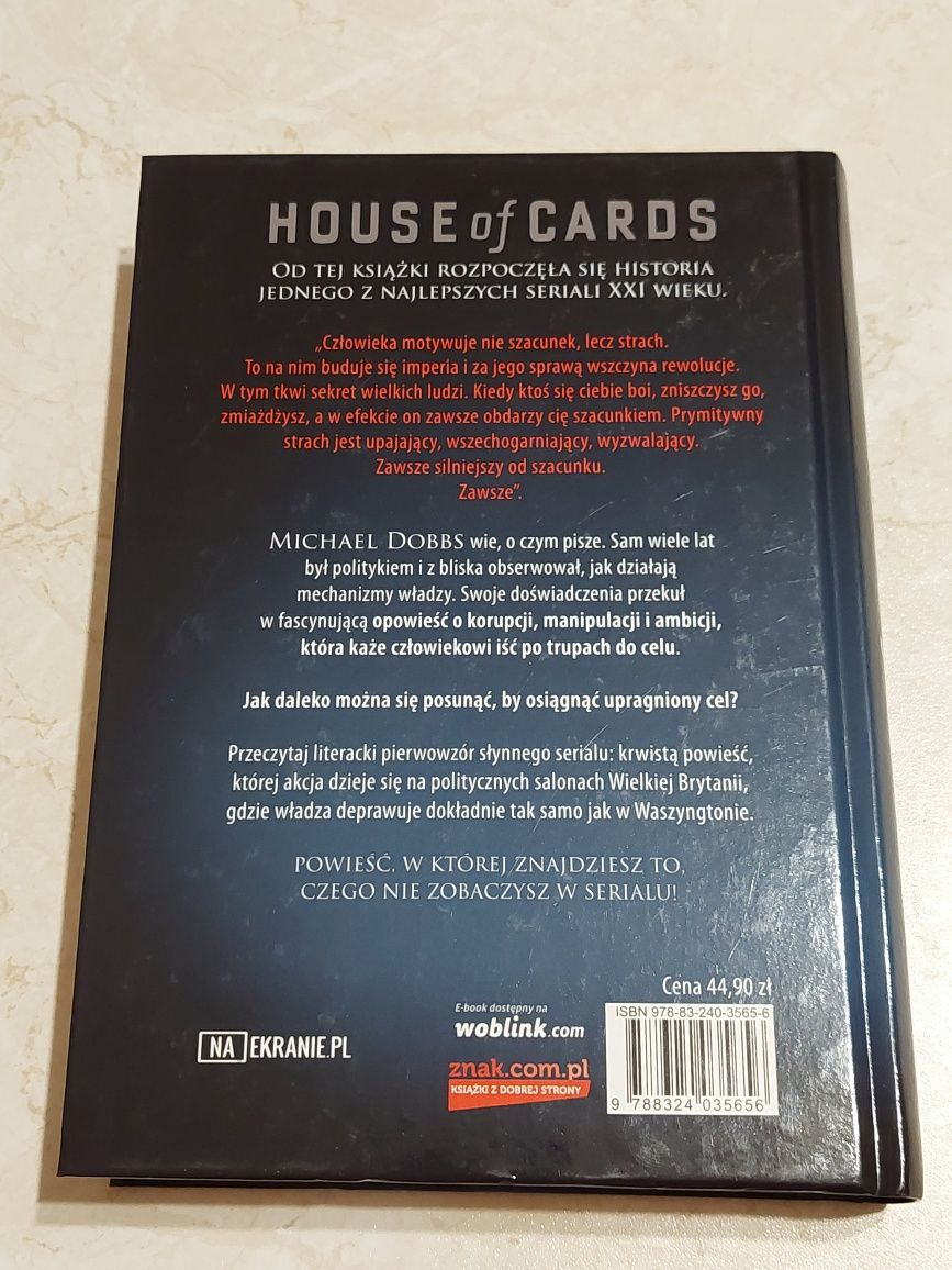 Książka House of Cards Michael Dobbs