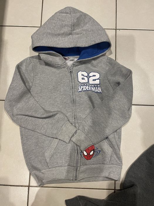 Bluzy chłopięce 128, ocieplane bluzy dla chlopca