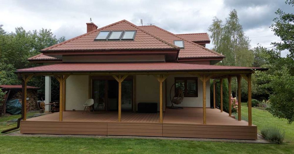 Zadaszenie nawet w 7 dni Kompleksowa realizacja tarasów ogrodowych