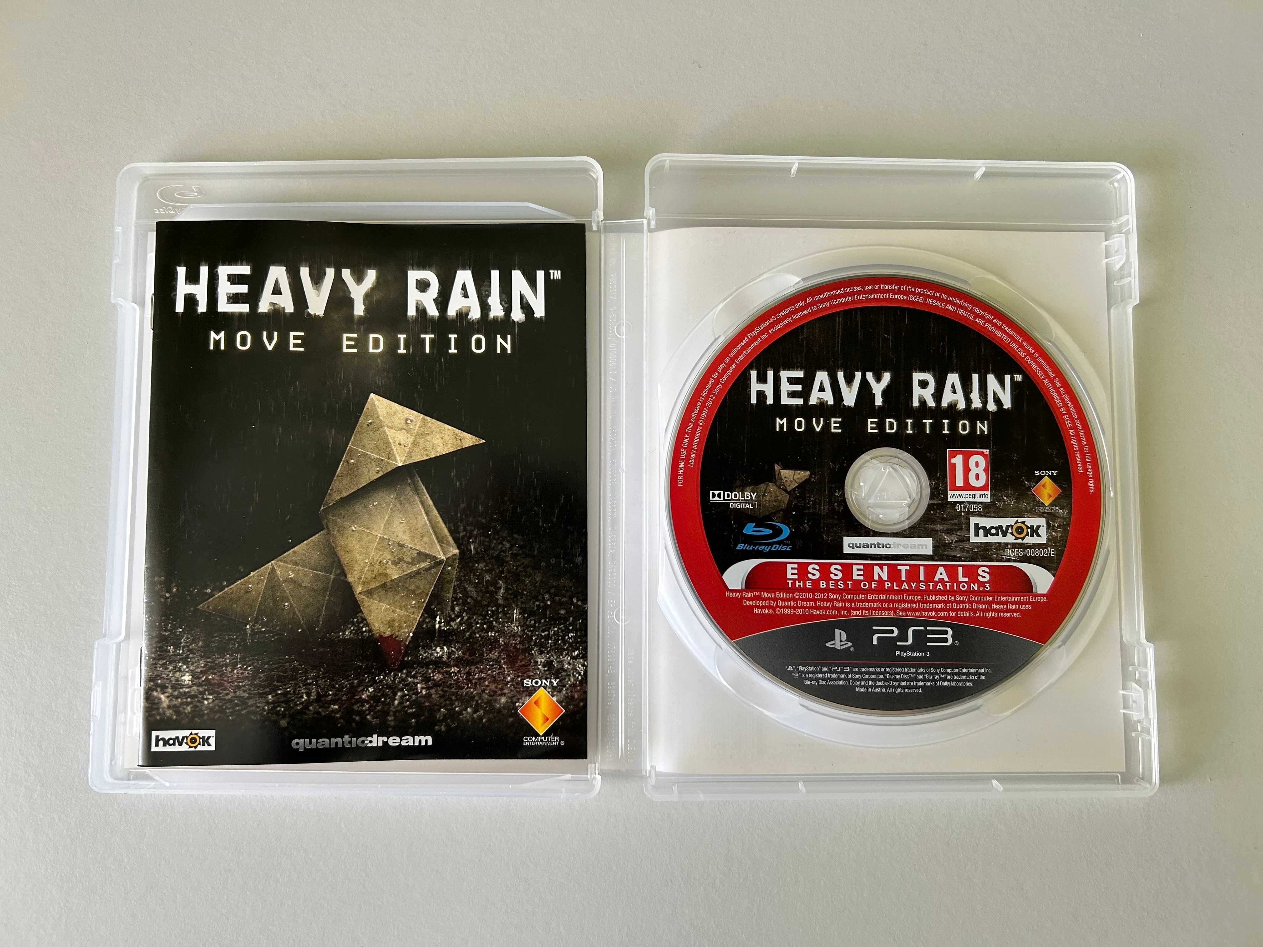 Heavy Rain PS3 PL - Move Edition - Jak NOWA