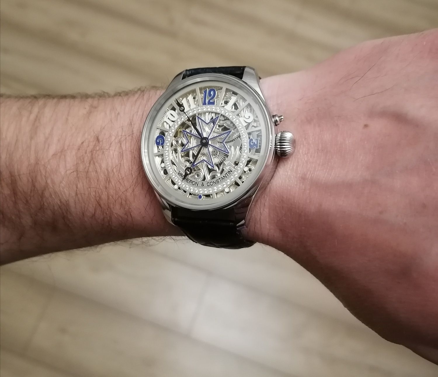 Zegarek Vacheron Constantin cal. 17"'H4.3 Skeleton pasówka