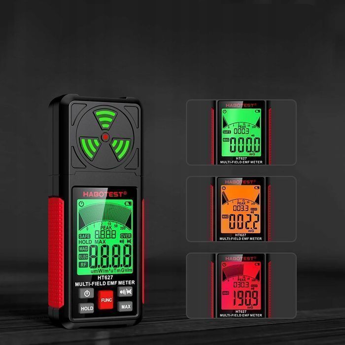 Miernik Pola Elektromagnetycznego EMF Tester Fal Radiowych Habotest