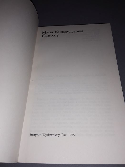 Fantomy Maria kuncewiczowa