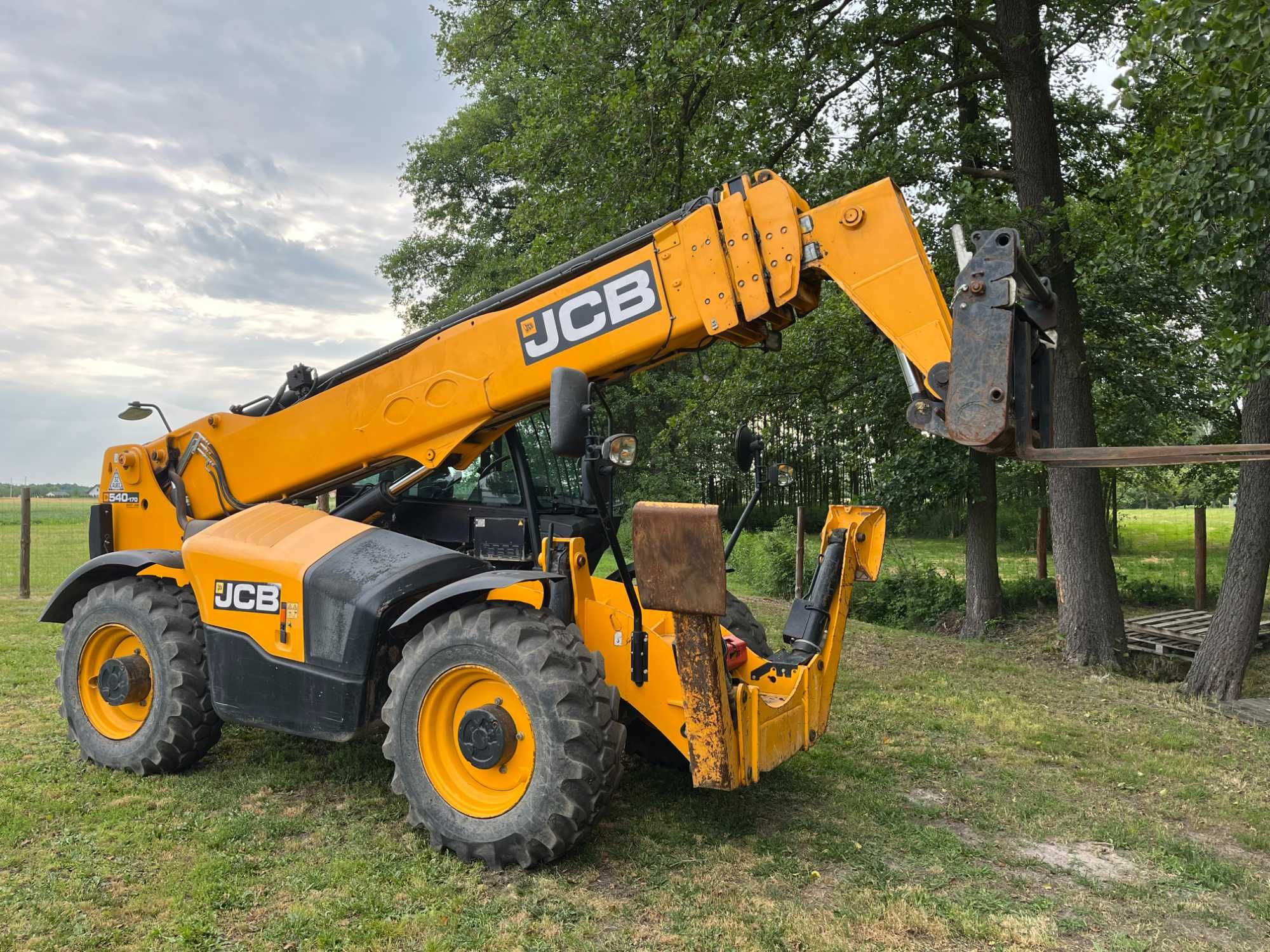 JCB 540-170 Ładowarka Teleskopowa KLIMA Widły Hydrauliczne 2018r