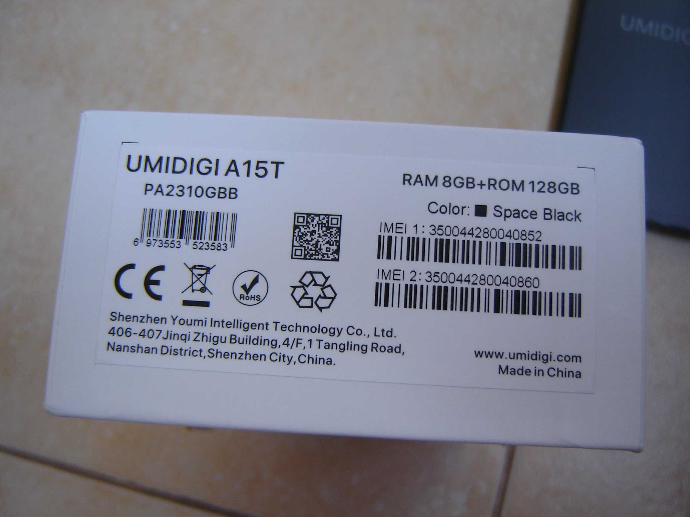 Cмартфон Umidigi A15T 8/128Gb 6.7 ” HelioG95 NFC 5000mAh