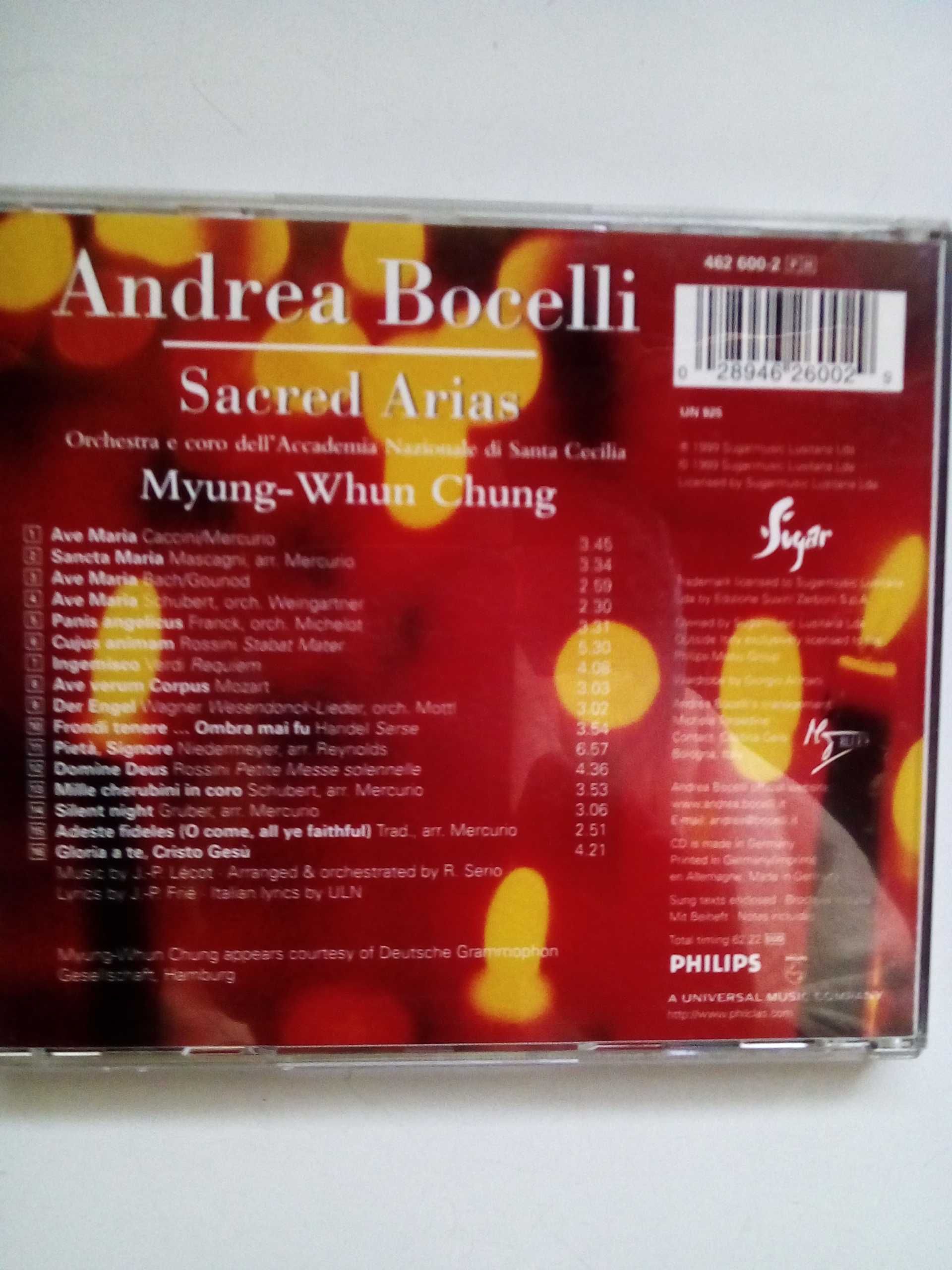 Andrea Bocelli, CD Sacred Arias