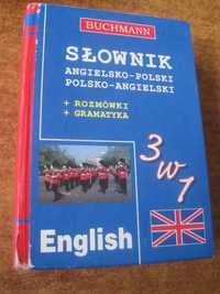 duży Słownik angielsko-polski polsko-angielski BUCHMANN 30000 haseł