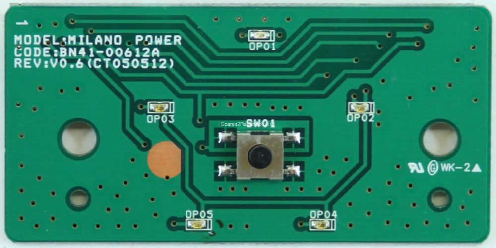 bn41..00612a botao de power tv lcd samsung