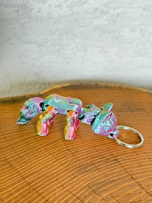 Brelok ruchomy Konik, druk 3D, magiczna dekoracja-zabawka-prezent