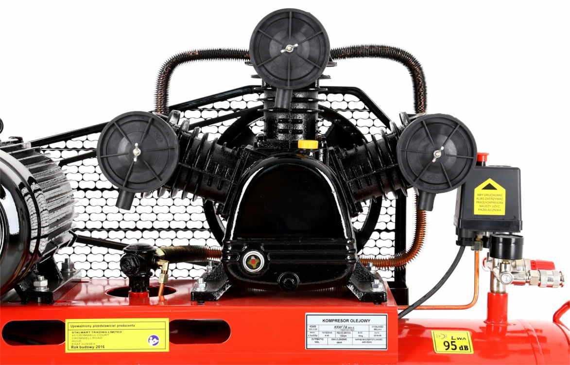 KRAFT&DELE Sprężarka Kompresor Olejowy 200l 6,5km 400v 3 Tłoki KD408