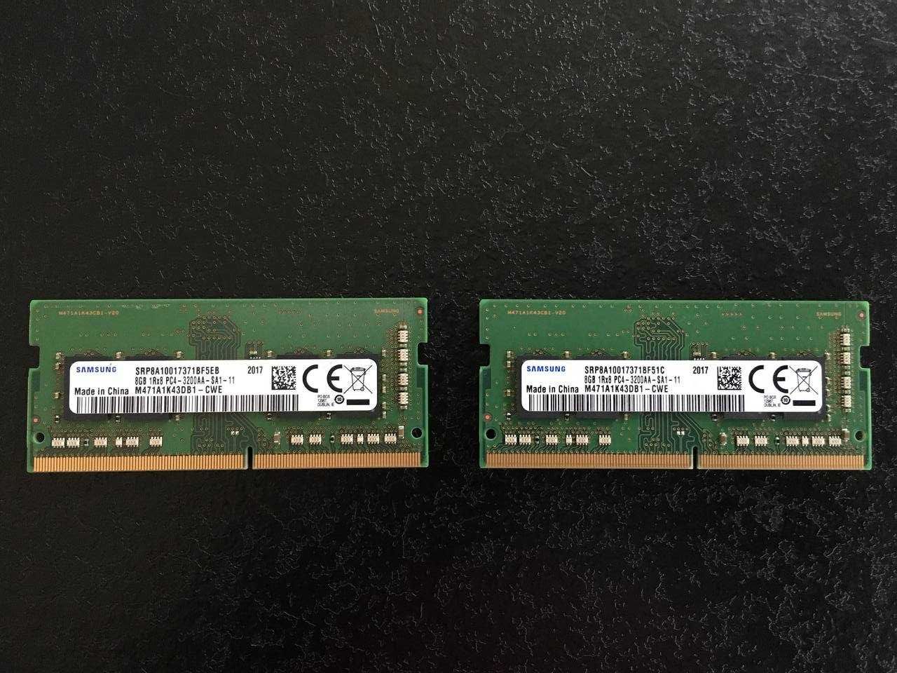 Оперативна пам'ять Samsung DDR4 3200 / 2x8 (16 GB) для ноутбука
