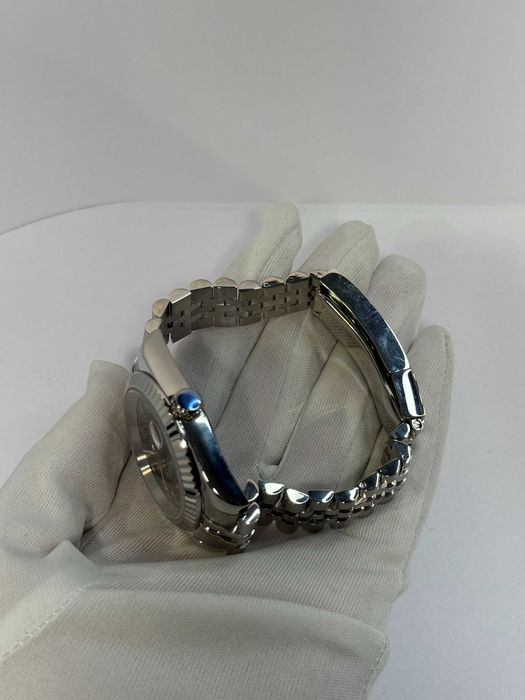 Zegarek Seiko Mod Datejust Arabic Black Czarny Custom Watch