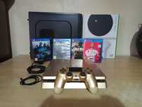 Consola Playstation 4 Slim Edição Limitada Gold C/ Comando e 4 Jogos